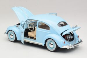 Volkswagen Escarabajo Azul Bburago 1:18 3381 Metal - imagen 5 de 8