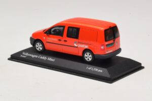 Volkswagen Caddy Maxi Mk3 Norway Post Minichamps 1:43 403057005 Metal - imagen 3 de 5