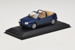 Volkswagen Golf Mk4 Descapotable Azul Edición Concesionario Minichamps 1:43 GOLF005 Metal - imagen 2 de 5