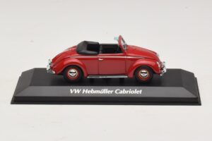Volkswagen Hebmuller Descapotable Rojo Maxichamps 1:43 940052131 Metal