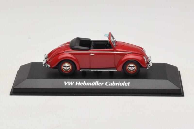 Volkswagen Hebmuller Descapotable Rojo Maxichamps 1:43 940052131 Metal