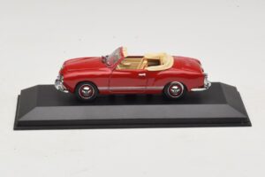 Volkswagen Karmann Ghia Descapotable Rojo Oscuro Minichamps 1:43 5032 Metal