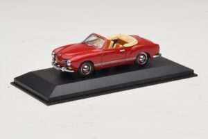 Volkswagen Karmann Ghia Descapotable Rojo Oscuro Minichamps 1:43 5032 Metal - imagen 2 de 5