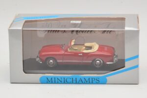 Volkswagen Karmann Ghia Descapotable Rojo Oscuro Minichamps 1:43 5032 Metal - imagen 5 de 5