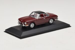 Volkswagen Karmann Ghia Rojo Con Techo Negro Minichamps 1:43 GHIA002 Metal - imagen 2 de 5